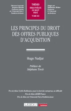 Couverture Principes du droit